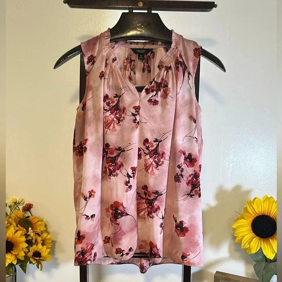 Simply Vera Wang women’s size extra small sleeveless pink tunic blouse - Picture 1 of 4